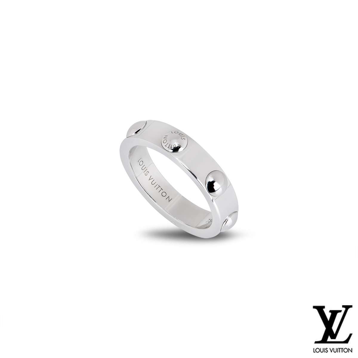 Empreinte white gold ring Louis Vuitton Grey size 54 MM in White